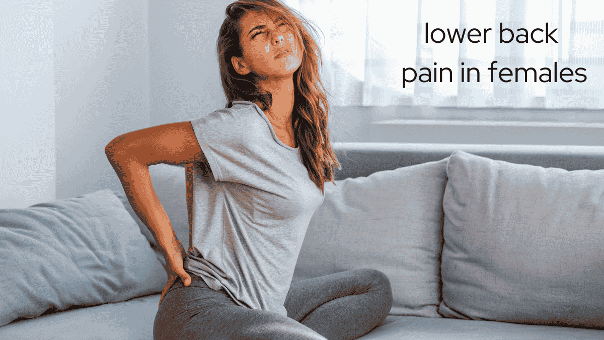 what causes lower back pain in females